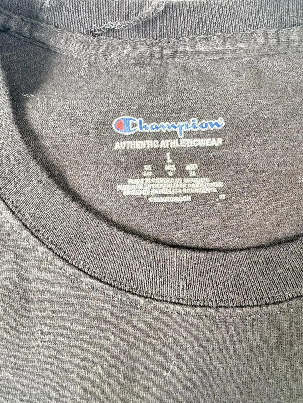 Champion Authentic Athleticwear TShirt "In My Head" Black Large - Picture 3 of 6